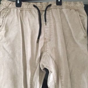 Chino Khaki Joggers 32x34 Men Fashion